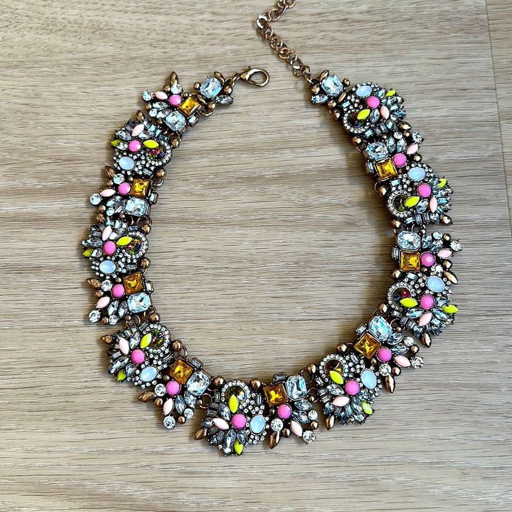 Beautiful Multicolored Statement Necklace - image 1